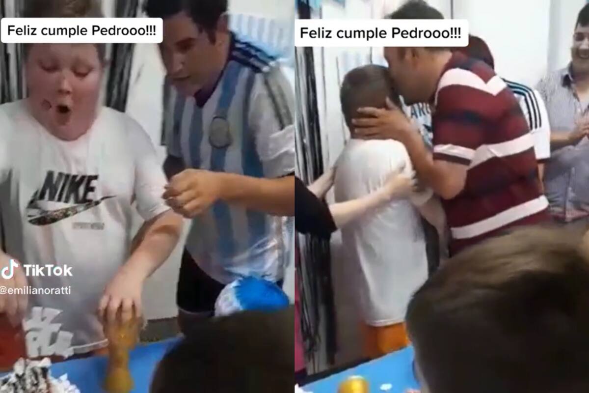 Su familia le preparó una sorpresa para su cumpleaños y su emoción lo volvió viral