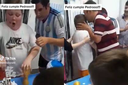 Su familia le preparó una sorpresa para su cumpleaños y su emoción lo volvió viral
