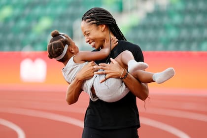 Su hija Camryn, nacida en noviembre de 2018, es quien la ayudó a encontrar su voz, asegura la deportista