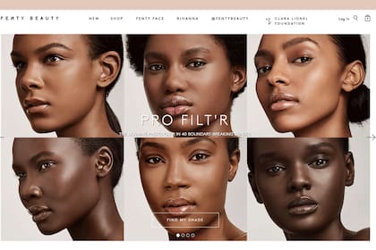 Su línea de maquillaje contempla en las bases una amplia gama de tonalidades de piel