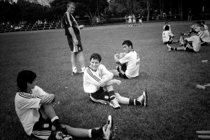 Su lugar en el mundo, la cancha toda la expresividad