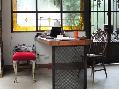 Su mesa de trabajo