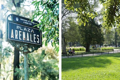 Su nombre es en honor aJuan Antonio Álvarez de Arenales, pero también es conocida popularmente como Plaza Devoto