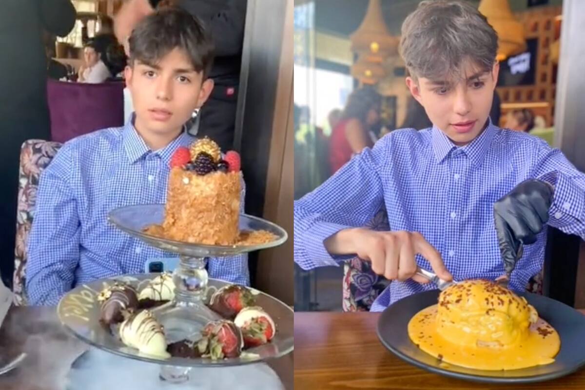 Su reacción ante el festejo de cumpleaños de un restaurante no fue del agrado de algunos usuarios de TikTok