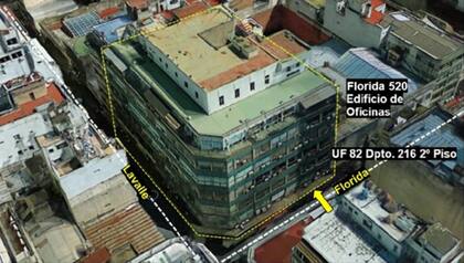 Su subastan dos unidades en el edificio ubicado en Lavalle 605/33