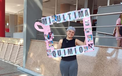 Su última quimio.