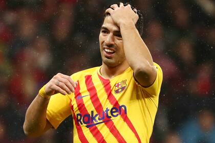 Suárez, ausente en Barcelona por las próximas semanas