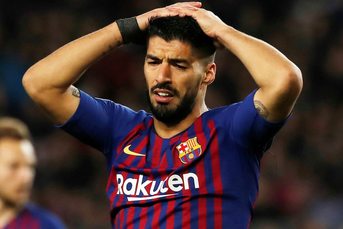 Suárez no jugaría casi hasta el final de la temporada