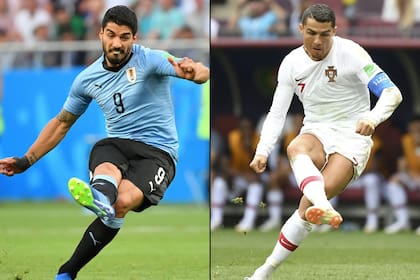 Suárez y Ronaldo buscarán darle el pase a su selección cuando se enfrenten en Sochi por los octavos de final de Rusia 2018