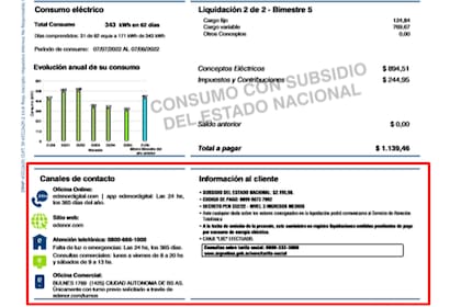 Subsidio en la factura de luz