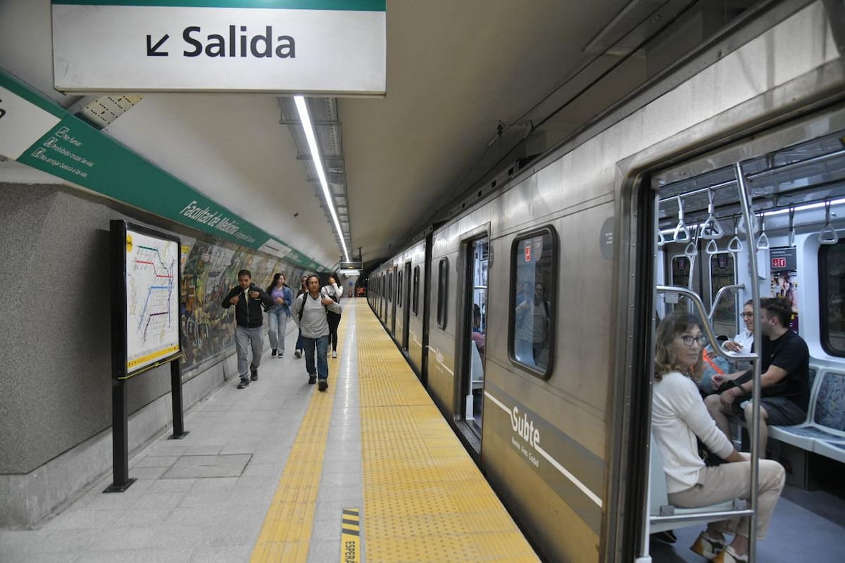 Subte Linea D.