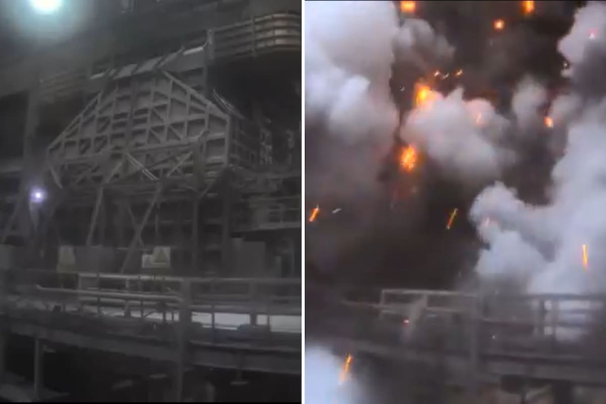 Sucedió en la madrugada del jueves y, según un informe preliminar, se debió al derramamiento de agua en un convertidor; no se registraron heridos