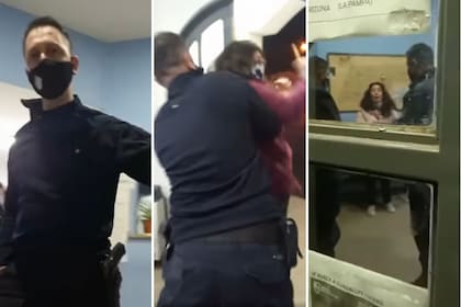 Sucedió en una comisaría de Villa Mercedes, en San Luis; los cuatro agentes involucrados fueron separados de sus cargos tras la difusión del video