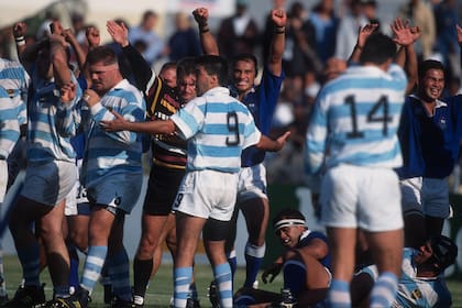 Sudáfrica, 1995: una de las peores derrotas de los Pumas en una Copa del Mundo, frente a Samoa