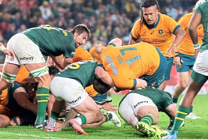 Sudáfrica es hoy el mejor equipo del rugby y se hace casi invencible en Johannesburgo, pero pasó de un 22-0 a un 22-38 a manos de Australia en la primera fecha del Rugby Championship.