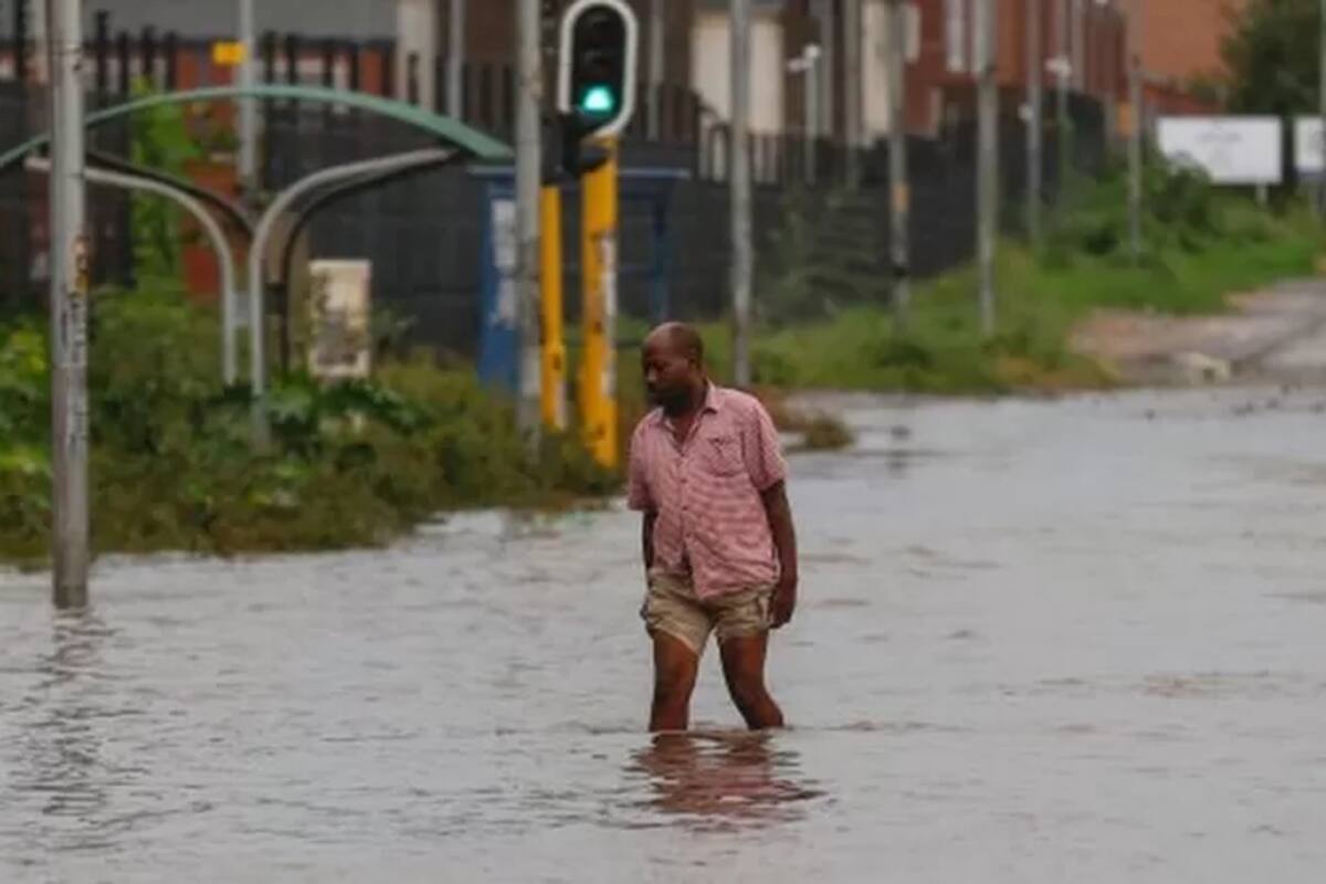 Sudáfrica sufrió una de las peores tormentas climáticas de su historia