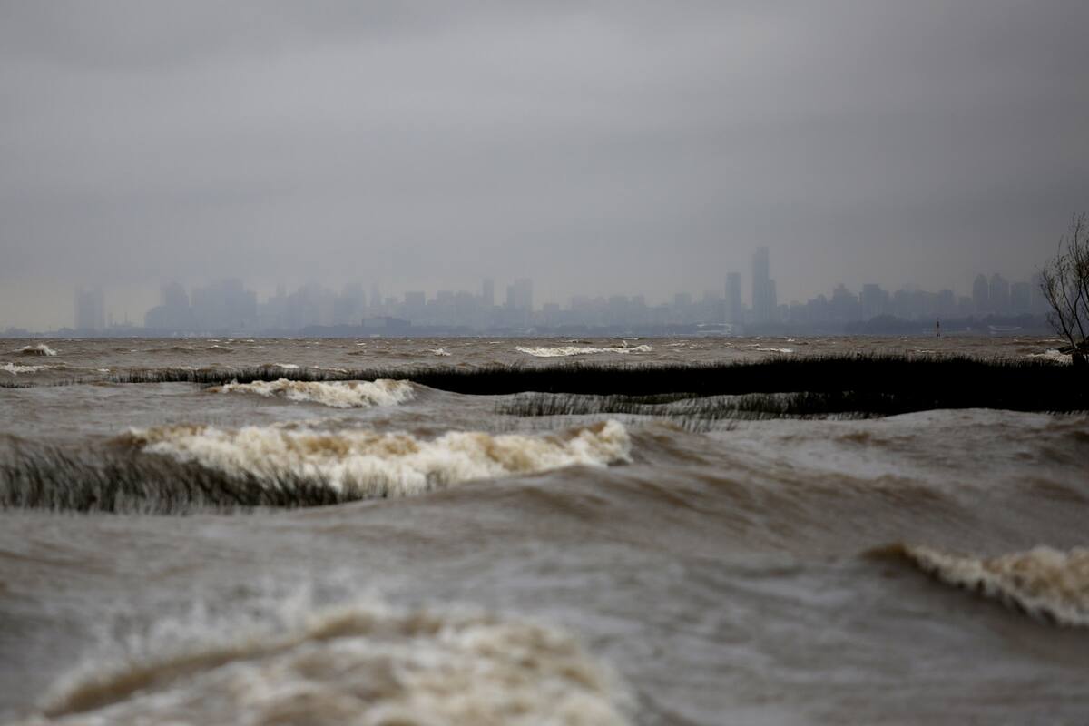 sudestada crecida Río de la Plata ciudad Buenos Aires viento
