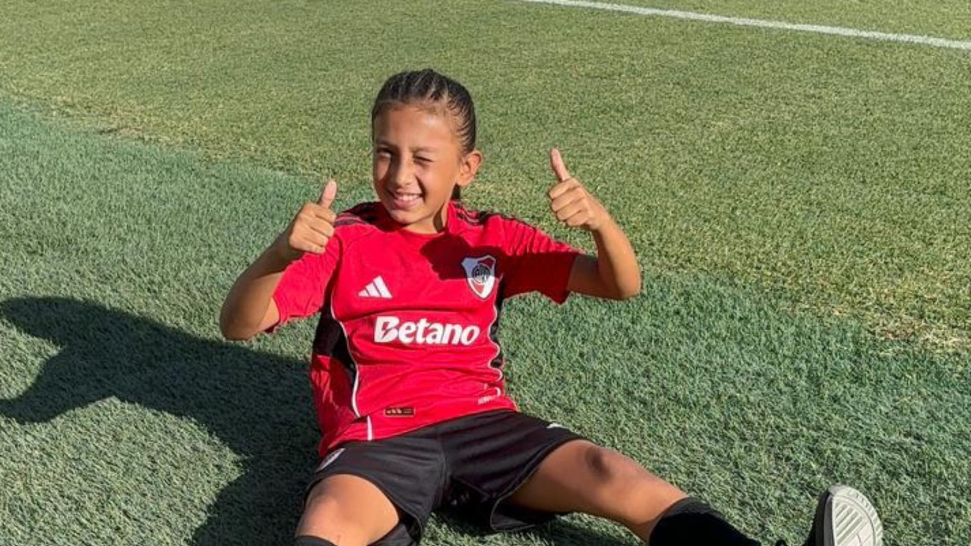 "Sueño con jugar en la Primera de River y en la Selección Argentina".