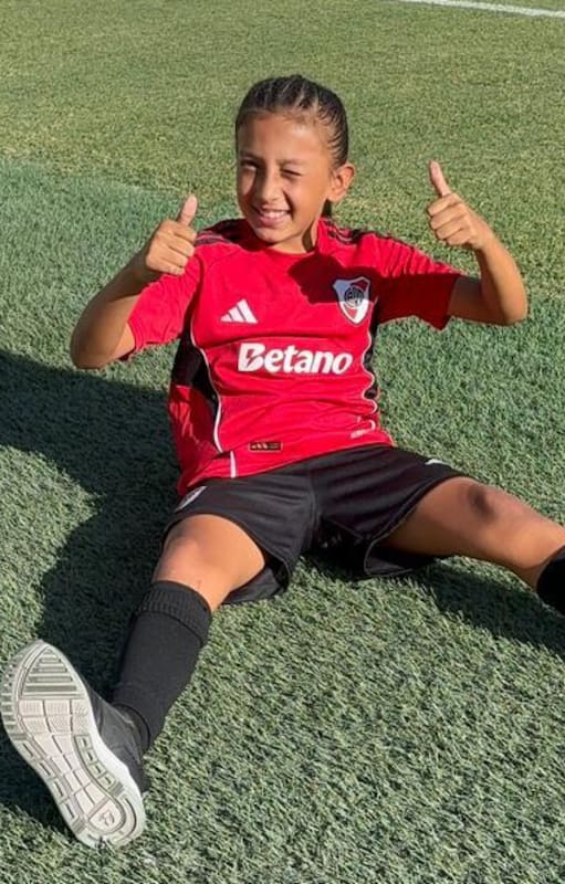 "Sueño con jugar en la Primera de River y en la Selección Argentina".
