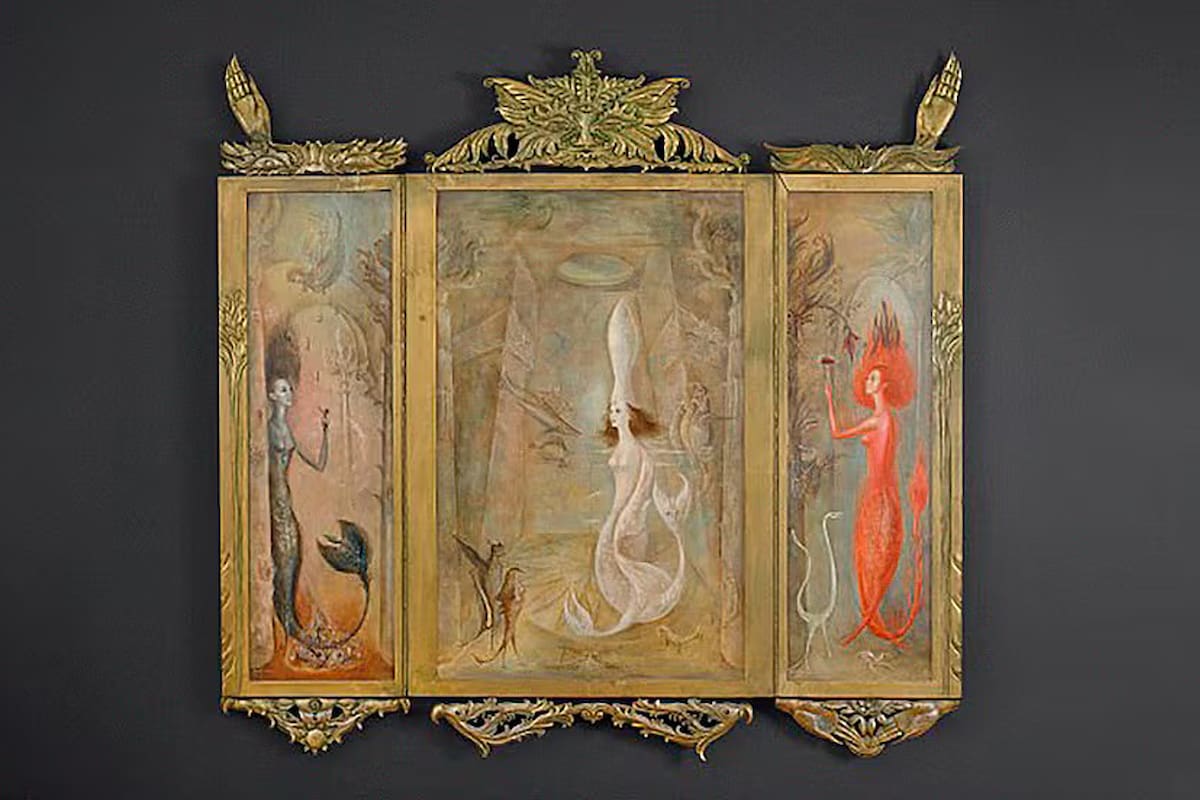 "Sueño de sirenas", de Leonora Carrington, representa a María Felix en un enigmático sueño que tuvo la actriz mexicana