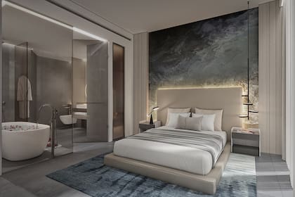 Suite de lujo con diseño contemporáneo y ambientación