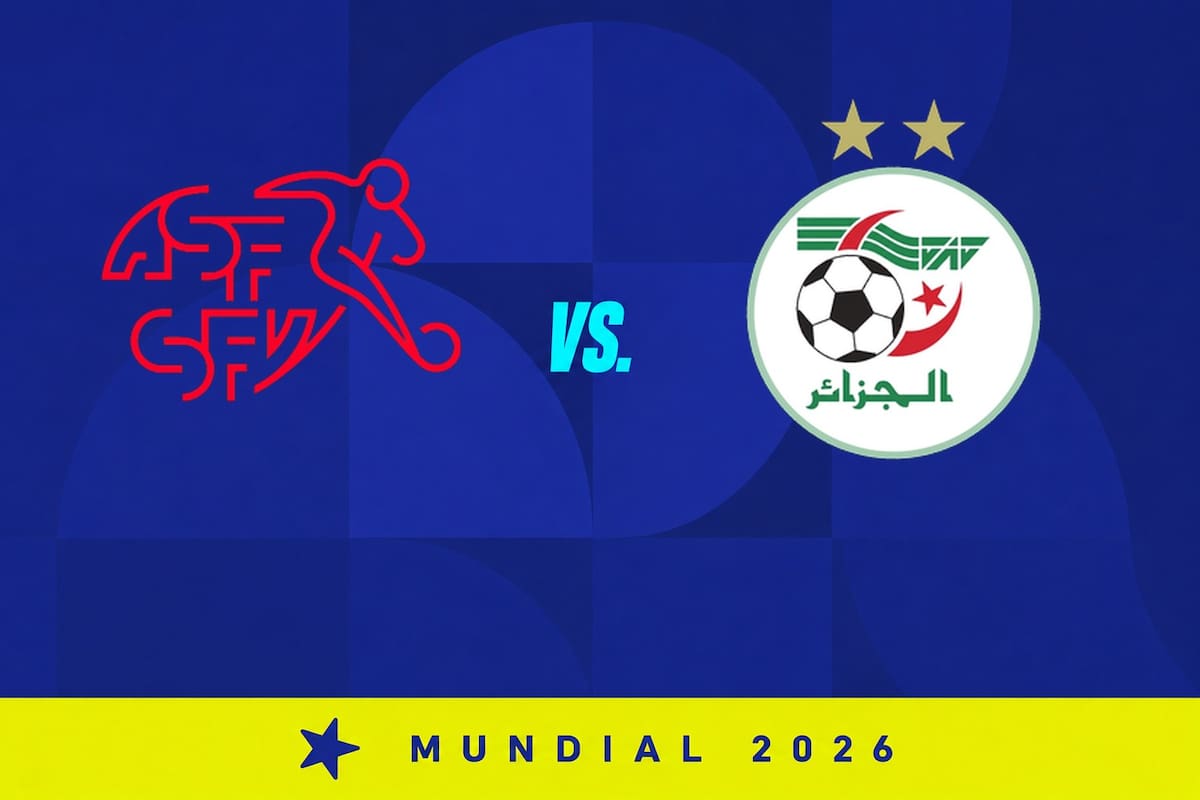 Suiza vs. Argelia por el Mundial 2026: día, hora y cómo seguir online