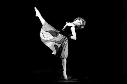 Sultanik, recreando en estudio una escena de "Carmen"
