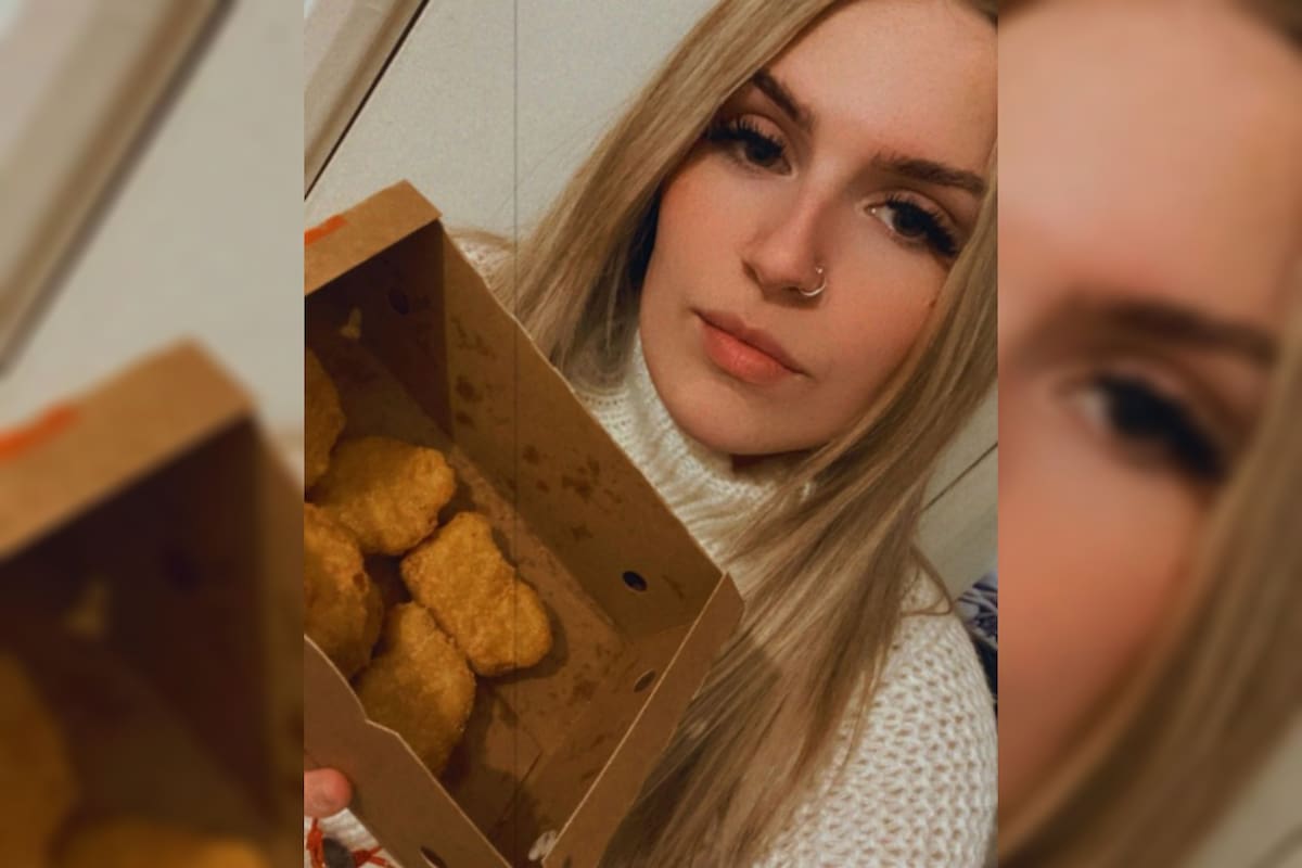 Summer tiene 25 años y desde hace 22 solo come nuggets y papas fritas