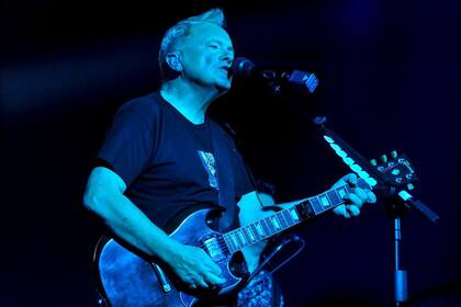 Sumner en el show que su banda dio el viernes pasado en Buenos Aires