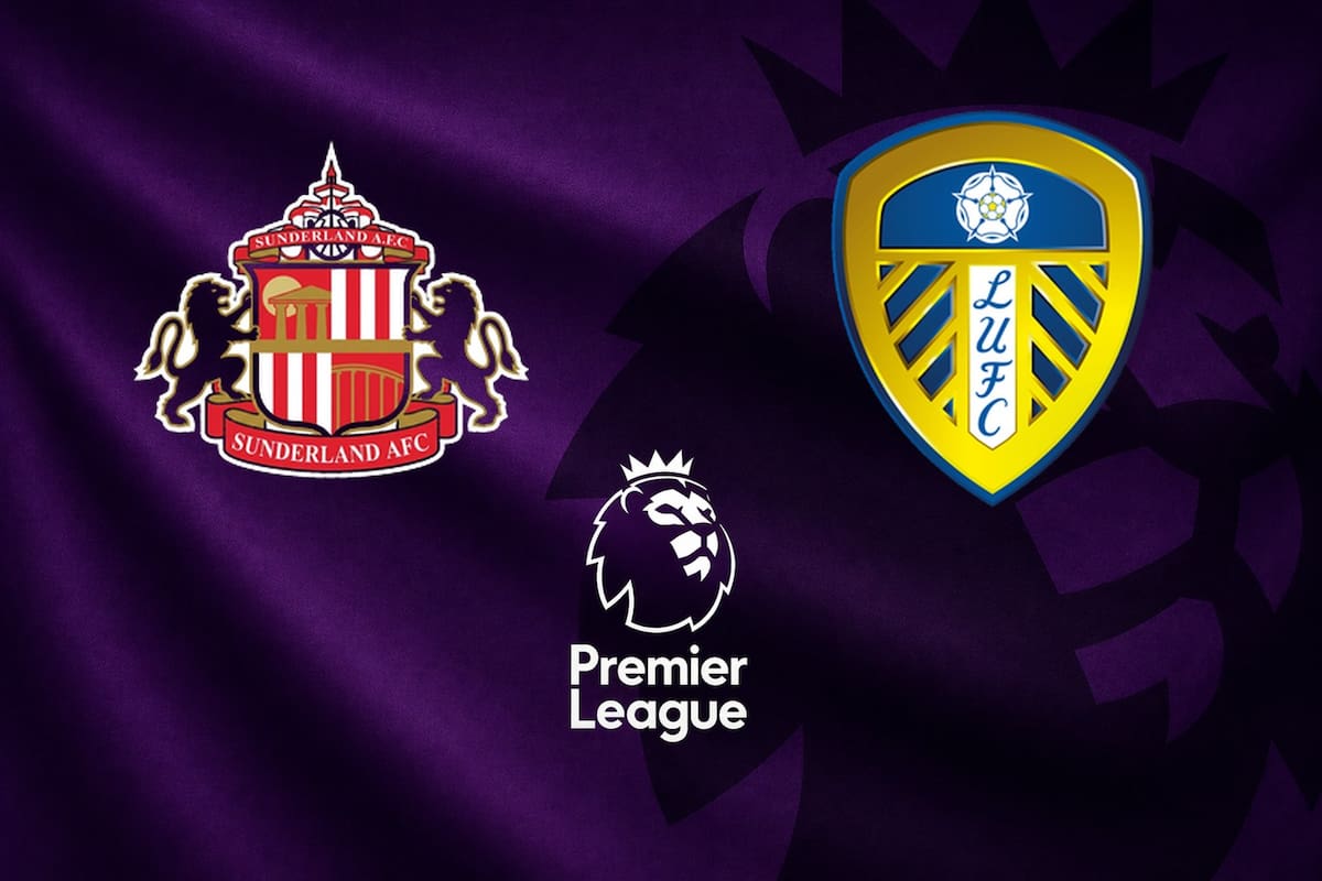 Sunderland y Leeds United disputaron uno de los encuentros de la jornada del fútbol inglés