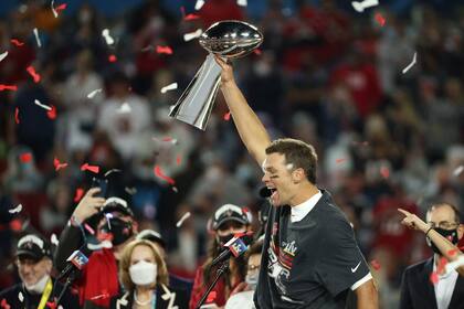 Tom Brady ganó su último título de Super Bowl con Tampa Bay el año pasado.