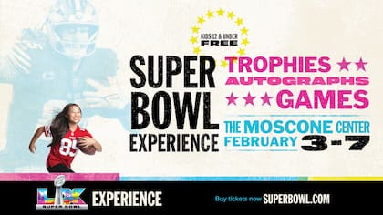 Super Bowl Experience se realizará del 3 al 7 de febrero de 2026 (sfbayareasuperbowl)