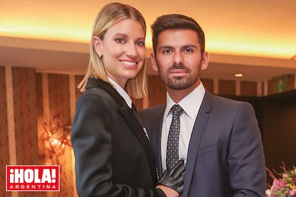 Súper enamorados. Angie estuvo acompañada por su novio, el empresario Augusto Marini.