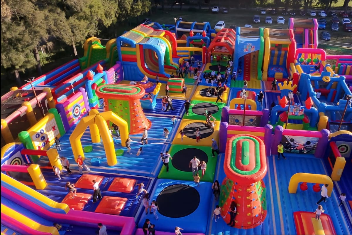 Super Jump, el parque inflable más grande de Argentina