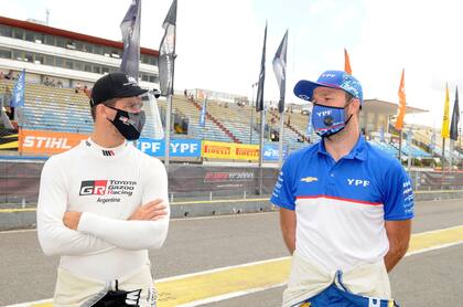 Matías Rossi y Agustín Canapino, una sana rivalidad en la pista; desde las 12.10, en el circuito 6 de Buenos Aires, sotendrán la definición del certamen de Súper TC2000.