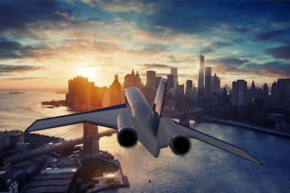 Supersónico: así es el avión que volará de Nueva York a Londres en 90 minutos