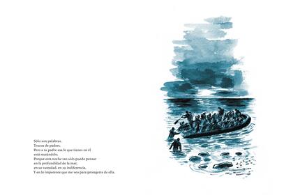 "Este libro está dedicado a los miles de refugiados que han perecido en el mar cuando huían de la guerra y la persecución", expresó Hosseini, que conoce por experiencia propia el exilio y el desarraigo