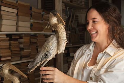 Sus aves de papel no solo representan especies observadas con rigor científico; también funcionan como una metáfora de los procesos lentos