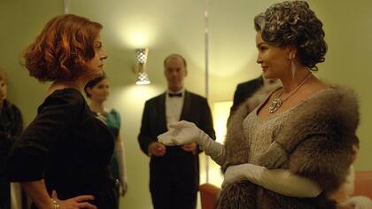 Susan Sarandon como Bette Davis y Jessica Lange como Joan Crawford: el principio de una enemistad legendaria