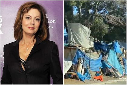 Susan Sarandon compartió un clip acerca de la situación de la crisis habitacional que enfrenta California y muchos otros estados de su país