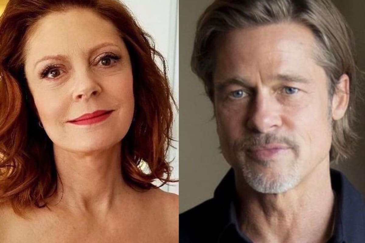 Susan Sarandon dijo que que Brad Pitt la sorprendió en Thelma & Louise: “Fue más que una cara bonita”