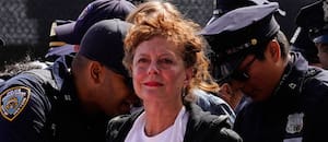 Susan Sarandon fue detenida durante una protesta contra Netanyahu