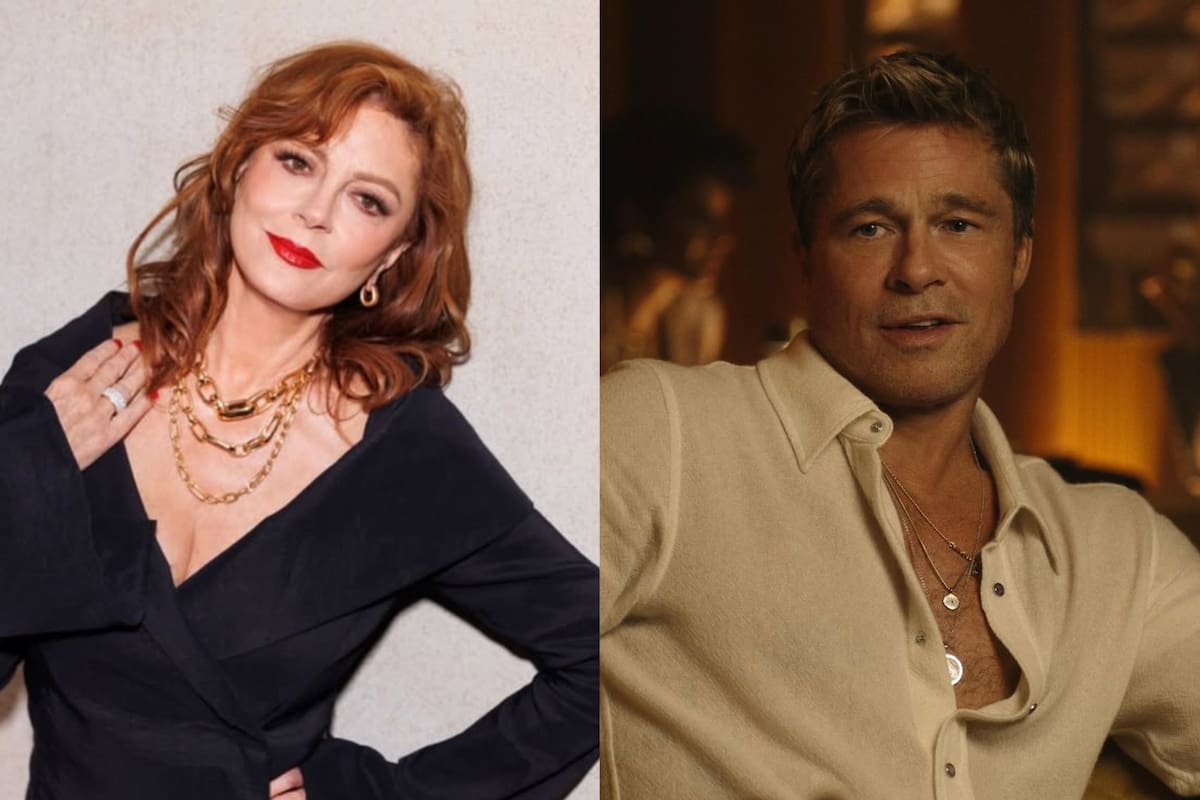 Susan Sarandon habló de Brad Pitt (Foto: Instagram/@susansarandon @bradpittoficial)