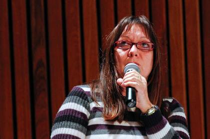 La ganadora del primer premio de poesía fue Susana Villalba