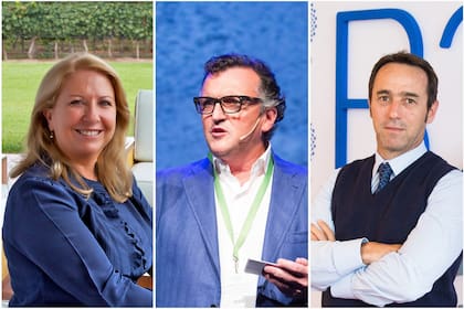 Susana Balbo, Martín Migoya y Marcos Galperín