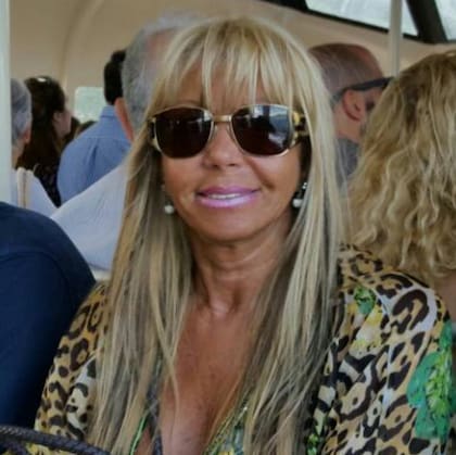 Susana Georges, madre de Diego Mellino, expareja del jubilado Orlando Mellino, uno de los receptores del dinero de Davis
