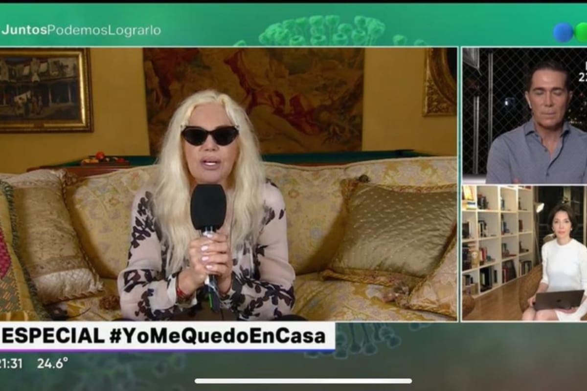 Susana Giménez abrió las puertas de su casa y contó como vive la cuarentena