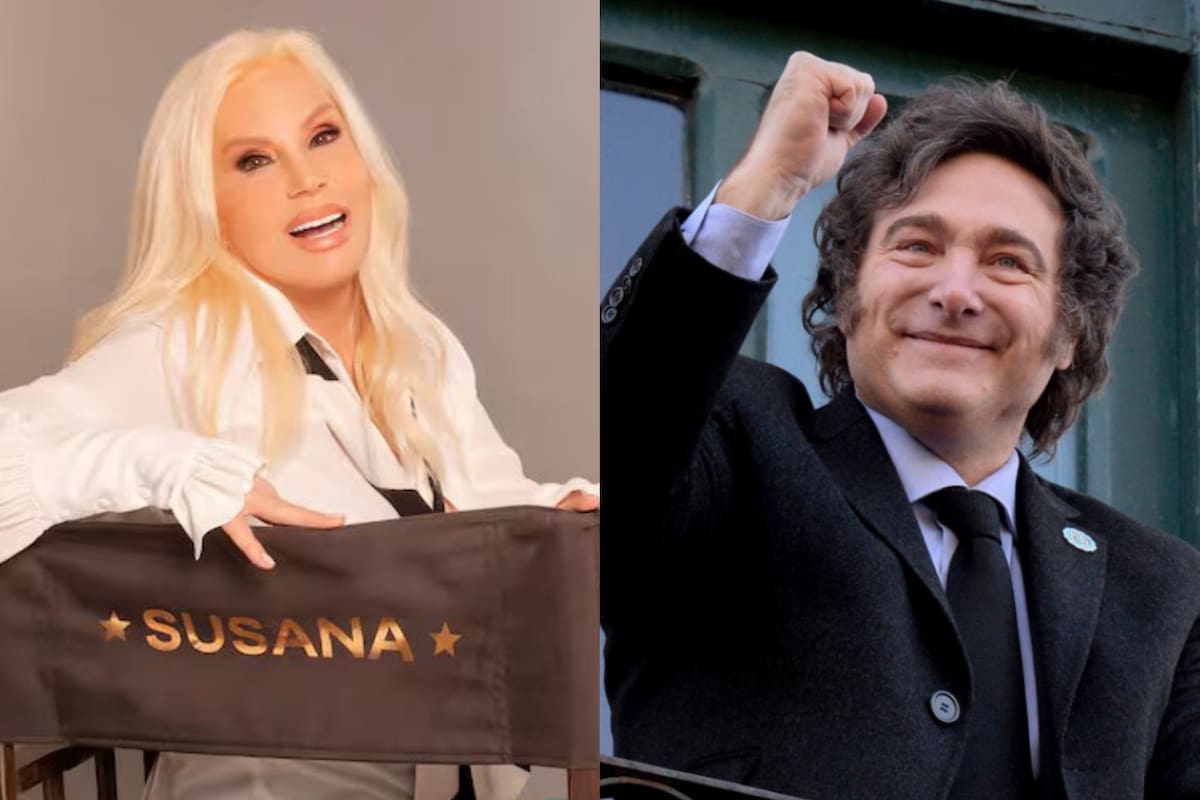 Susana Giménez apoya a Milei