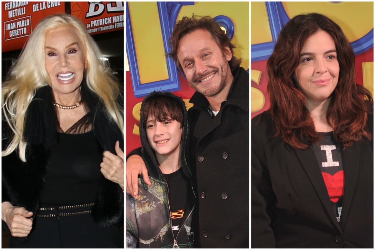 Susana Giménez, Benjamín Vicuña y su hijo Benicio, y Dalma Maradona, tres figuras que disfrutaron la noche porteña