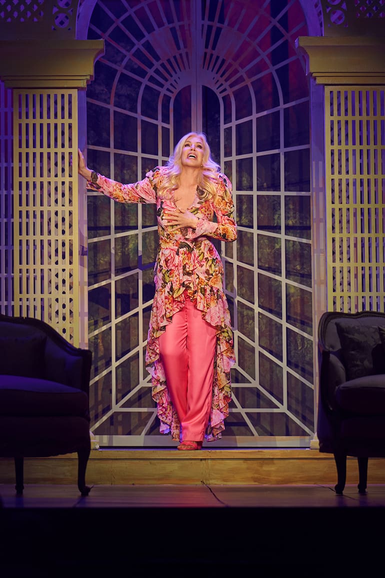 Susana Giménez en la piel de Marion Bruker en la comedia Piel de Judas